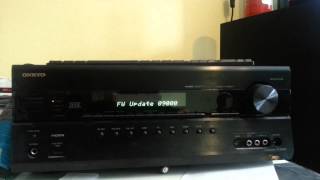 Firmware Update  Onkyo TXSR608 via PC amp SPDIF [upl. by Asi]