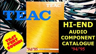 Browsing Brochure  TEAC Model year 9495 HiEnd Audio Component Catalogue [upl. by Ymeraj]