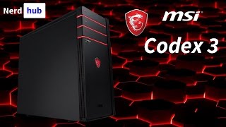 MSI Codex 3  recenzja komputera do gier z Core i5 7400 i GTX 1050Ti  MSI Gaming School [upl. by Charmian]