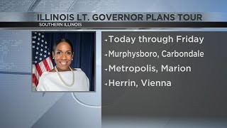 Illinois Lt Governor Plans Downstate Tour [upl. by Haisa]