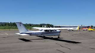 Planes Arriving and Departing Runway and Ramp Traffic Auburn Airport Days 2024 [upl. by Itnaihc]