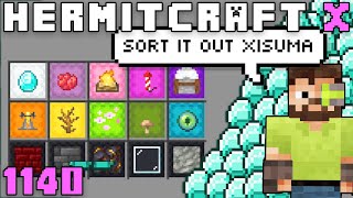 Hermitcraft X 1140 Upgrading Shulkers amp Making Diamonds [upl. by Housum195]