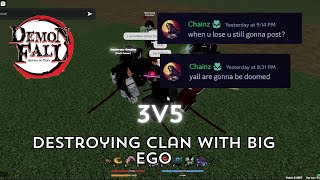 Destroying This Toxic Clan In a 3v5  Demonfall [upl. by Ganley620]