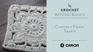 Crochet a Flower Square [upl. by Steinberg228]