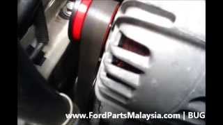 Ford Fiesta Alternator Decoupler Pulley VS Stock Solid Pulley [upl. by Ameyn]