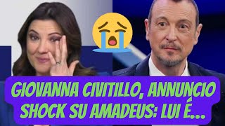 SCOPPIA IL GOSSIP GIOVANNA CIVITILLO SI LAMENTA DEL MARITO AMADEUS😱 [upl. by Akirderf]