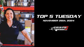 Top 5 Tuesday  November 26th 2024 [upl. by Mixam]