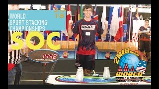 Stack of Champions Highlights SOC  World Sport Stacking Championships 2018 [upl. by Ellerred]