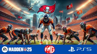 Broncos vs Buccaneers in Madden 25 on PS5 😎 [upl. by Nnayelhsa146]