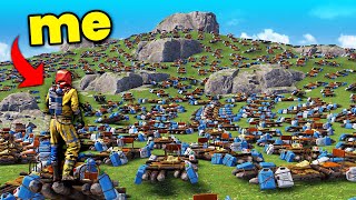 Destroying a Paytowin Rust Server with 5000 Rafts ☠️ [upl. by Gurevich655]