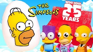 Simpsons 25 Years by Kidrobot Full Case of Blind Box Toys Unboxing  Giant Play Doh Homer Egg [upl. by Bollen]