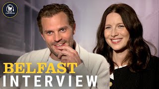 Belfast Interviews With Jamie Dornan Caitriona Balfe Ciarán Hinds amp Jude Hill [upl. by Nytsyrk355]