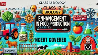 Strategies for Enhancement in Food Production  Class 12 Biology  EduCartoon Academy [upl. by Chil]