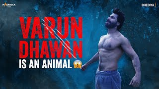 VARUN DHAWAN is an ANIMAL 😱  BHEDIYA  Maddock Films [upl. by Helgeson]