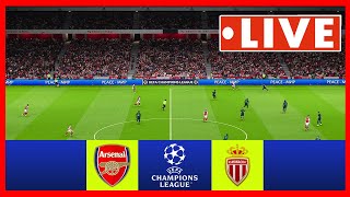 LIVE Arsenal vs Monaco  UEFA Champions League 2425  Match LIVE Today [upl. by Adnwahsar]