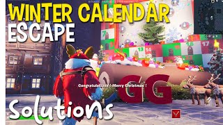 Winter Calendar Escape  WALKTHROUGH 102635725182 [upl. by Zischke522]