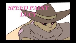 Speed Paint Lucy Lopunny DartDoodles [upl. by Callan414]