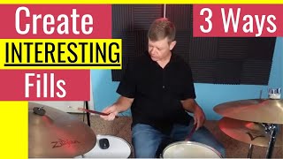 3 Ways To Create Interesting Drum Fills😁 [upl. by Pancho532]