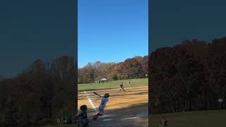 Mic’d up 200ft double ⚾️ [upl. by Anirbaz]