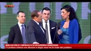 Berlusconi scherza con limpiegata «Lei viene Quante volte viene» [upl. by Vickie567]