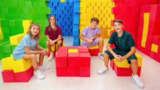 Ivan  Super FUN Giant Foam Pit HOUSE [upl. by Sivraj]