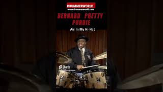 Bernard quotPrettyquot Purdie Air in my HiHat  16th Notes  S H O R T bernardpurdie drummerworld [upl. by Trefor]