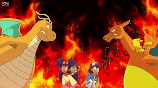 Charizard do Ash VS Dragonite da Iris [upl. by Tigirb876]