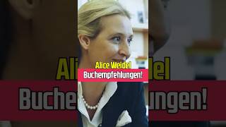 Drei Buchempfehlungen von Alice Weidel [upl. by Calmas]