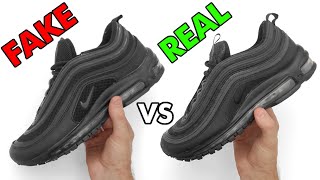 Fake vs Real Nike Air MAX 97 7 METHODS  How To Spot Fake Nike Air MAX 97 [upl. by Esyli]