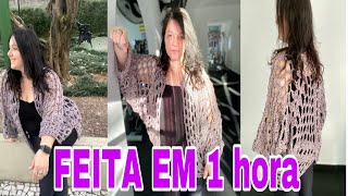 BLUSA FEITA ESSA MANHÃ meia hora [upl. by Nastassia]