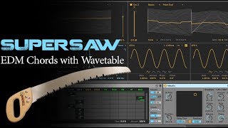 Ableton Wavetable Supersaw [upl. by Sherl]