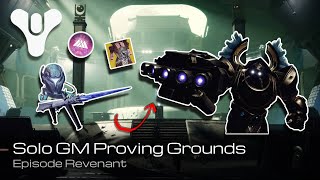 Solo GM Proving Grounds  Destiny 2 Episode Revenant [upl. by Marienthal274]