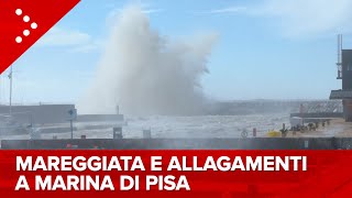 LIVE Alluvione in Toscana in diretta da Marina di Pisa [upl. by Merridie251]