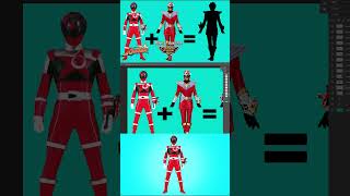 RED RANGER KYURANGER fusion with RED RANGER COSMIC FURY mightymorphinpowerranger dx kids [upl. by Nnylcaj894]