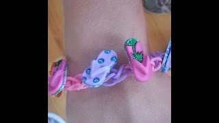 RAINBOW LOOM CHARM BRACELET EASY [upl. by Mur]