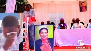 LIZZIE WANYOIKE CLOSE FRIEND MRNJENGA BREAKS DOWN😢AS HE READS HER EULOGY [upl. by Lalad385]