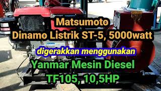 Matsumoto ST5 dan Yanmar TF105 [upl. by Ierna]