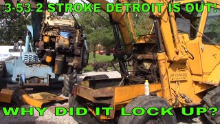 DYNAHOE PT 3 353 DETROIT REMOVAL AND TEAR DOWN [upl. by Faline]