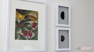 Easy Art Framed Fabric  withHEART [upl. by Zacarias]