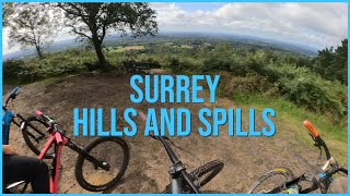 SHREDDING SOME OF THE BEST MTB TRACKS IN SURREY HILLS  MTB  PEASLAKE [upl. by Oirromed]