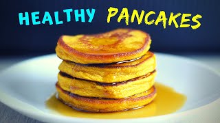 3 Ingredient Healthy Pancakes 3 WAYS GLUTEN FREE [upl. by Bekha]