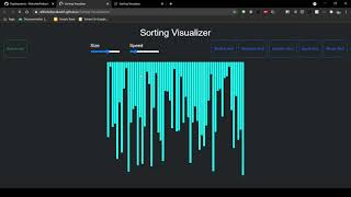 Sorting Visualizer using JavaScript [upl. by Roberson]