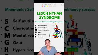 Lesch Nyhan Syndromebiochemistry neet fmgs shortvideos [upl. by Yvonne835]