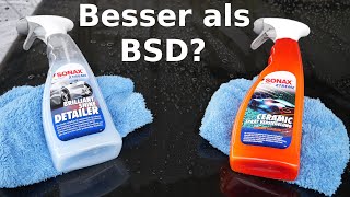 Sonax Ceramic Spray Versiegelung Test amp Vergleich mit Sonax BSD [upl. by Casilde]