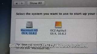 Mac Thunderbolt SSD vs Internal SATA HDD Boot Speed Test [upl. by Socin203]