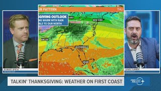 Talkin Thanksgiving Heres what weather will be like on the First Coast and beyond on Turkey Day [upl. by Mariand]