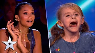 8yearold Jessicas AMAZING ANIMAL IMPRESSIONS  Auditions  BGT 2022 [upl. by Gillan]