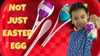 DIY Maracas with Easter Egg  How to Make Maracas Music Instrumental kidscraftideas [upl. by Juster780]