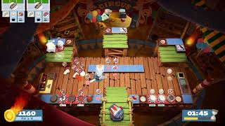 Overcooked 2 World Record Carnival of Chaos 23  2 players  Score 3040 [upl. by Jacklyn463]