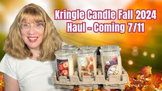 Kringle Candle Fall 2024 Haul  Coming 711 [upl. by Alyworth]